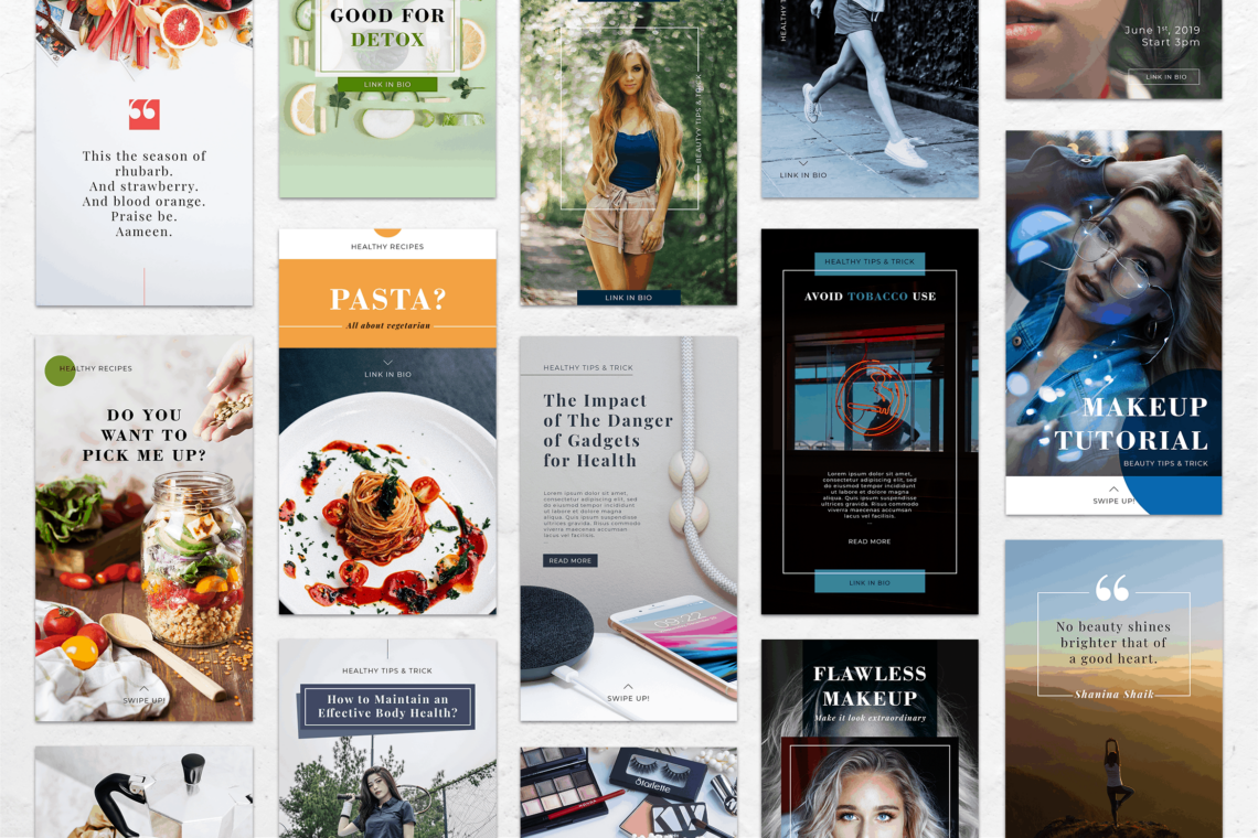 Instagram Stories Beauty Health Theme