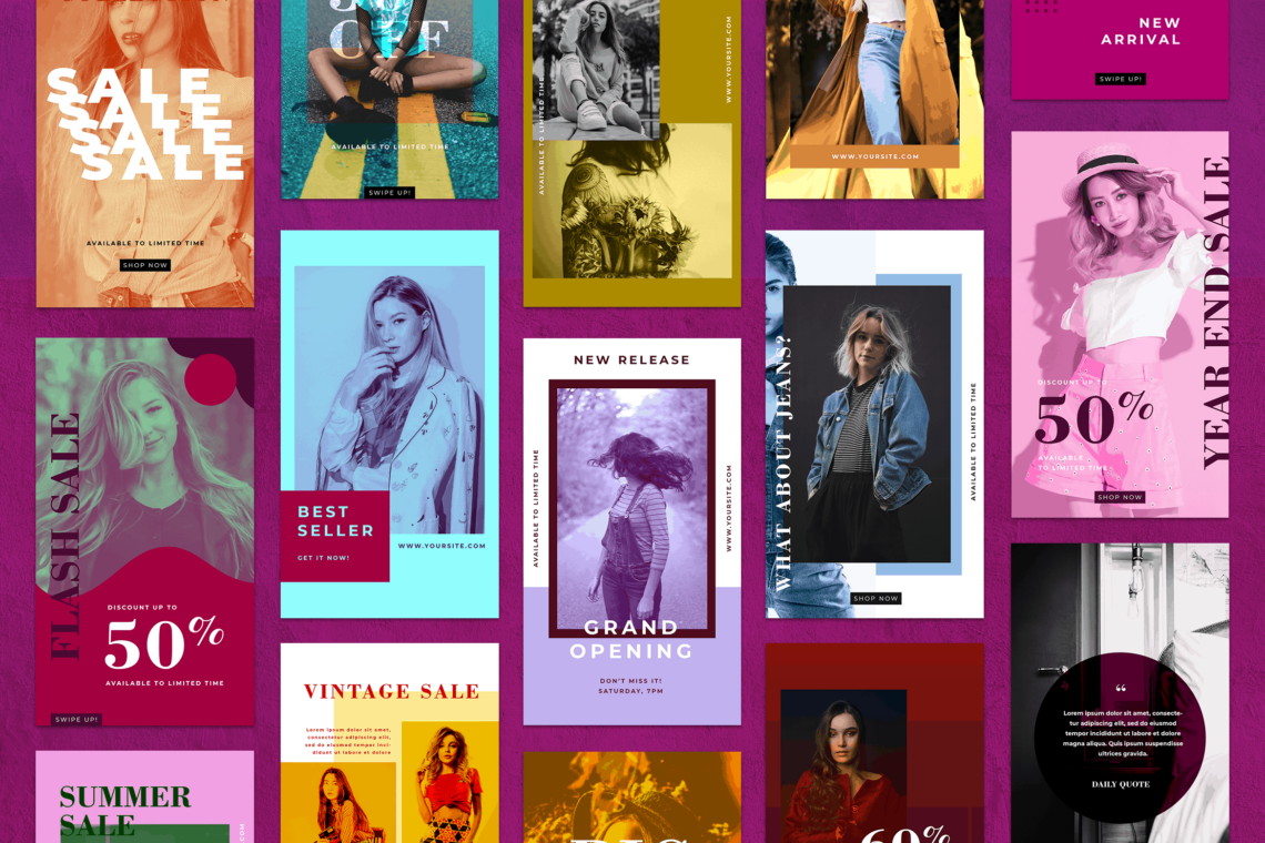 Instagram Stories Exsposure Fashion Theme