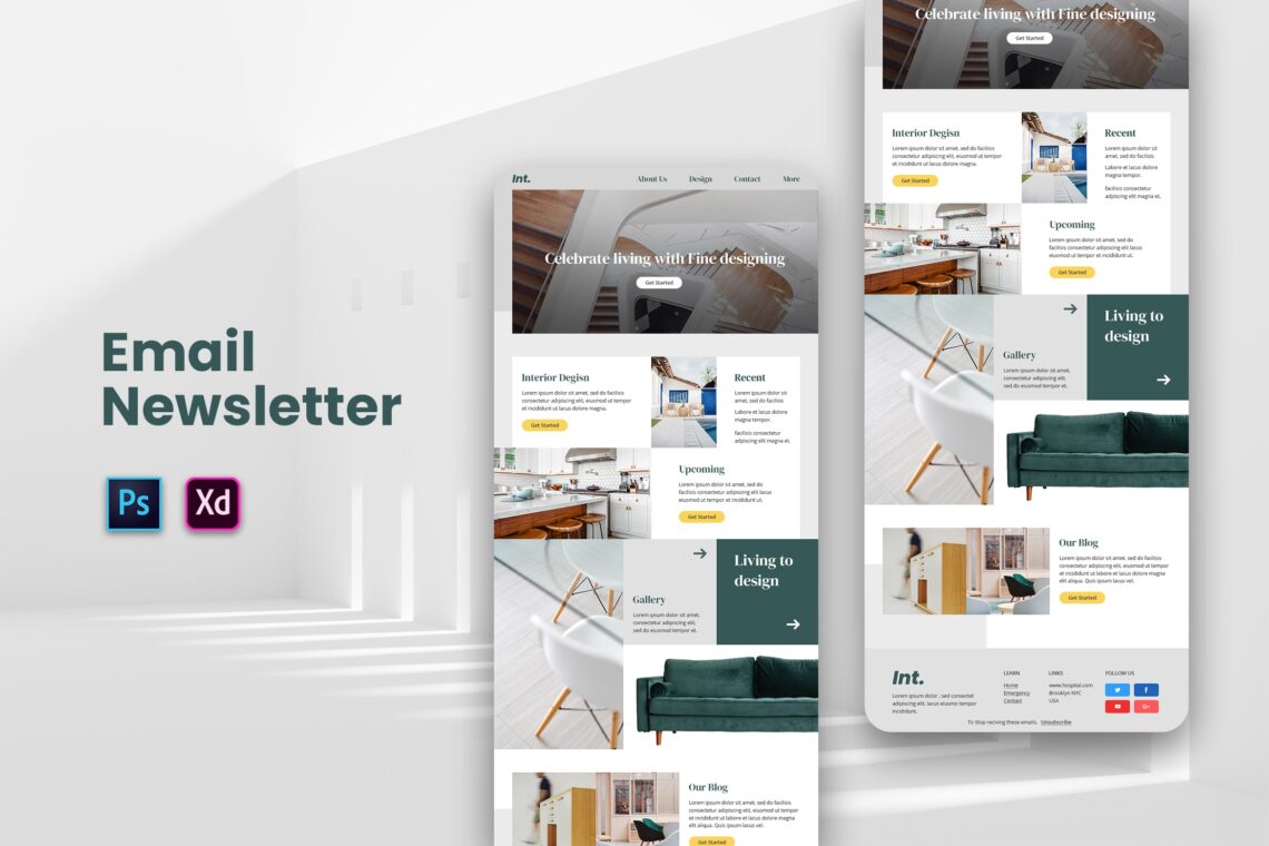 Interior Design Email Newsletter