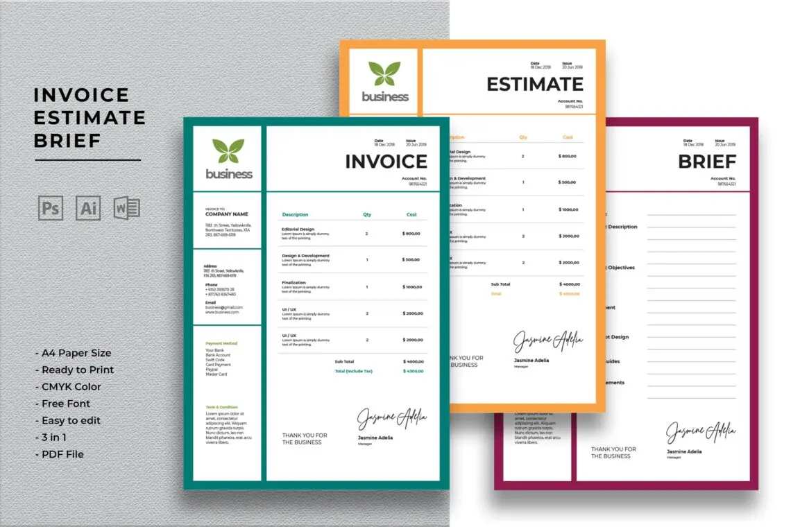 Invoice Creative Businessjpg