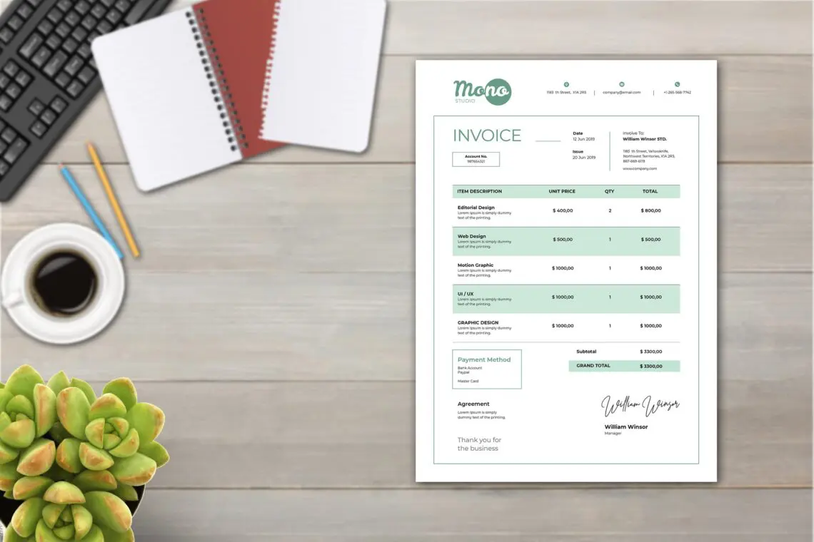 Invoice Digital Companyjpg