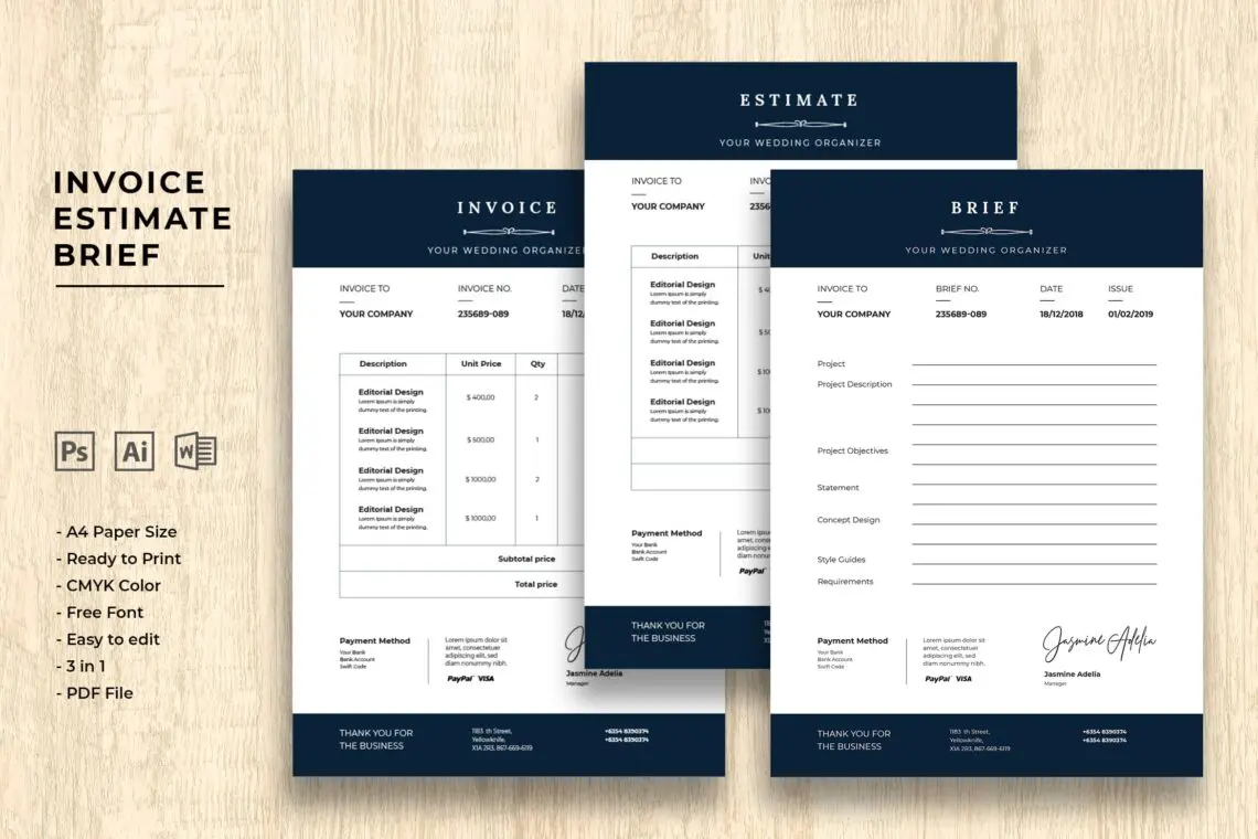 Invoice Wedding Organizerjpg