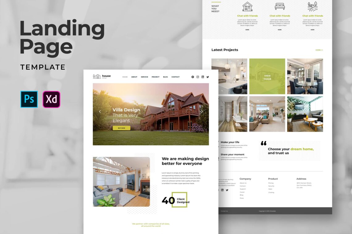 Landing Pages Villa Decoration Services
