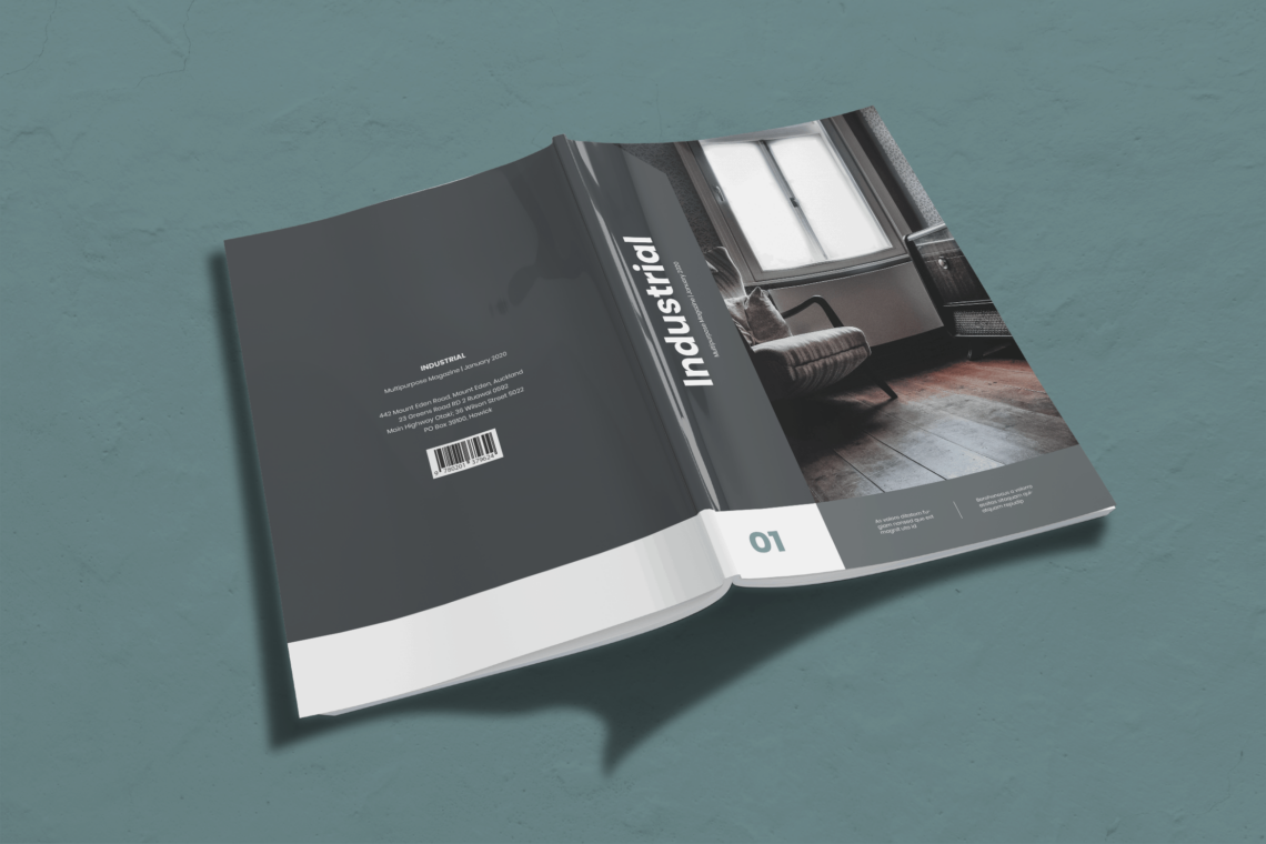 Magazine Template Industrial