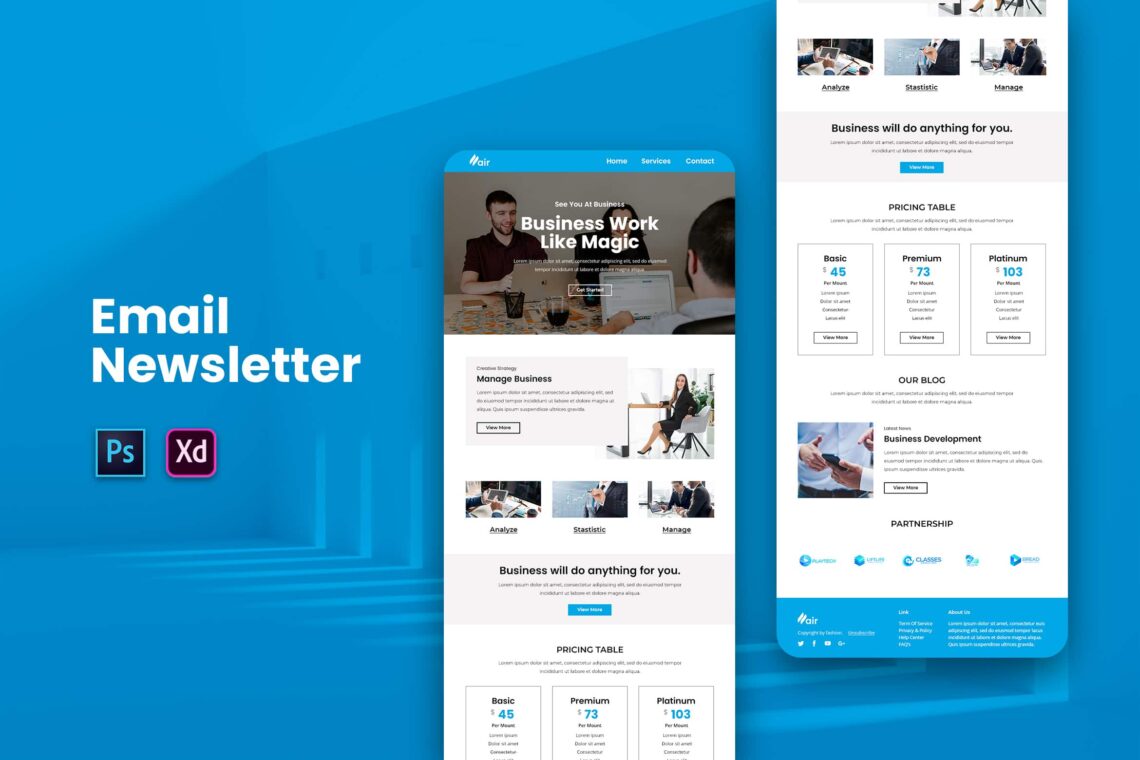 Management Business Email Newsletter