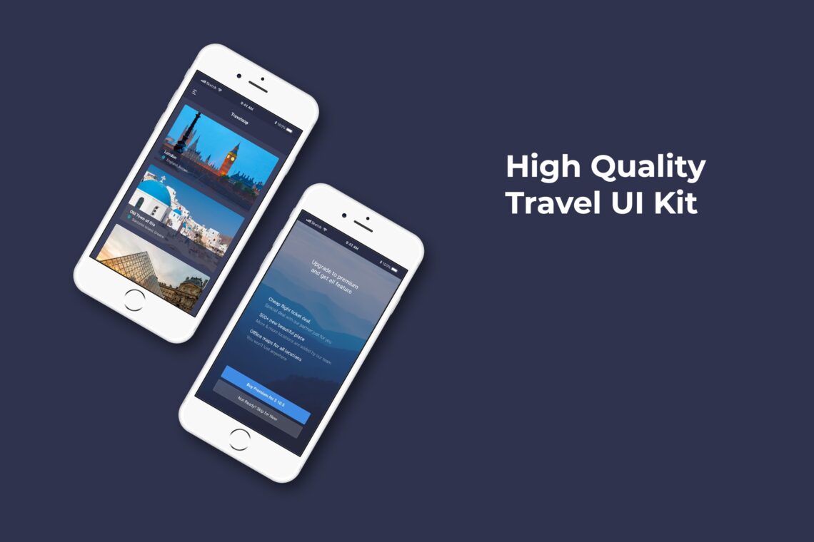 Mobile Ui Kit Brief Travel App