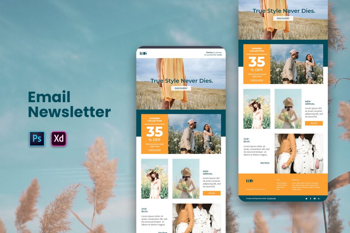 Modern Fashion Promotion Email Newsletter
