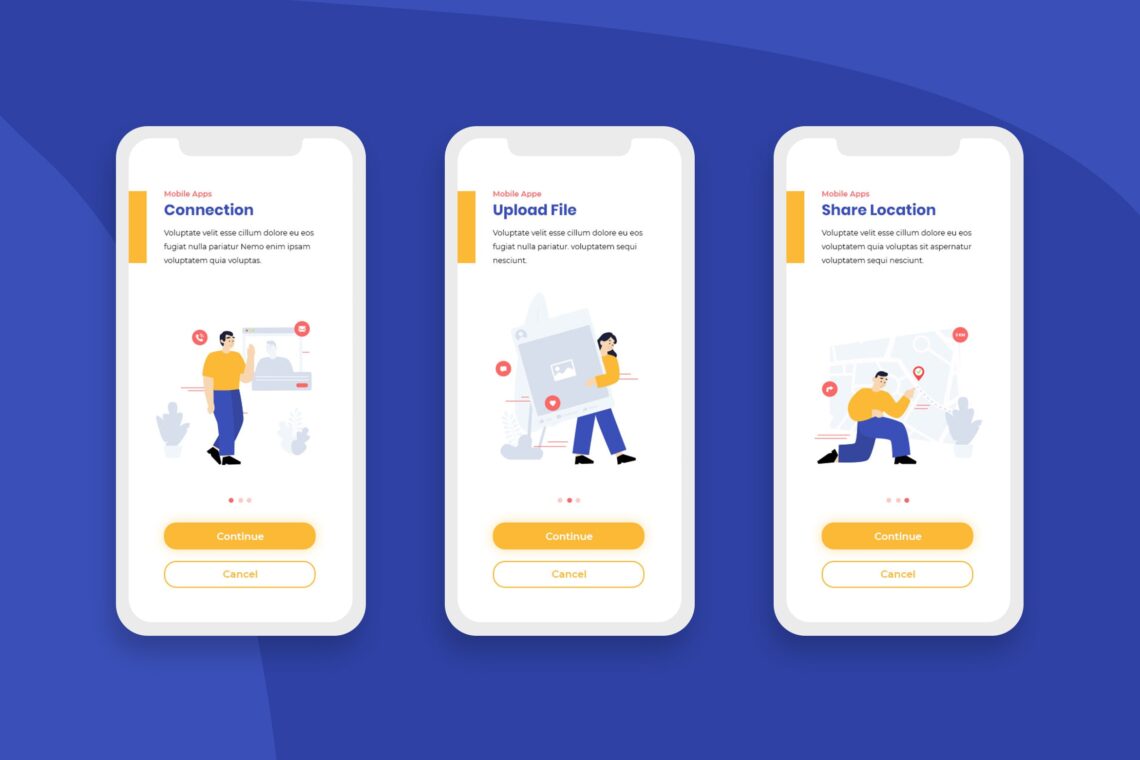 Onboarding Screens File Connection Apps
