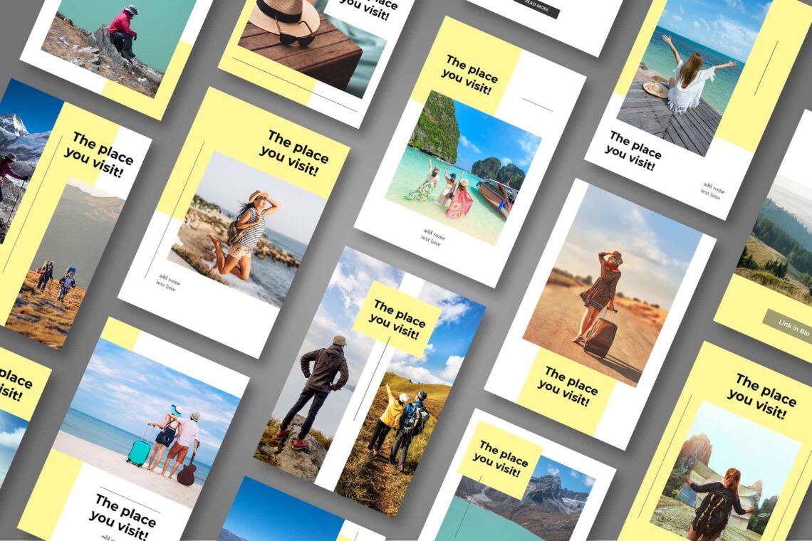 Pinterest Template Travel Post
