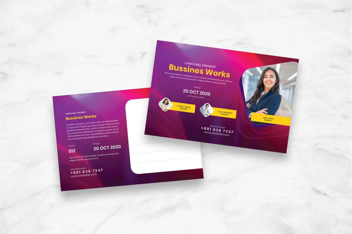 Postcard Business Worksjpg