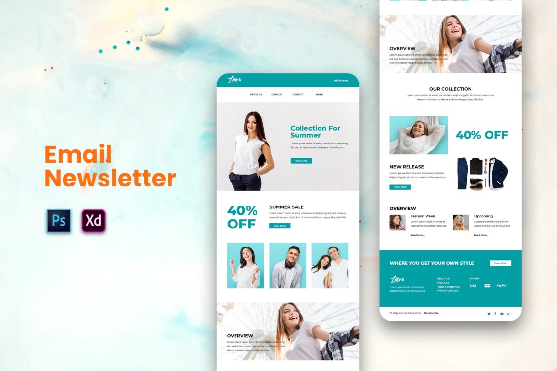 Summer Sale Discount Email Newsletter
