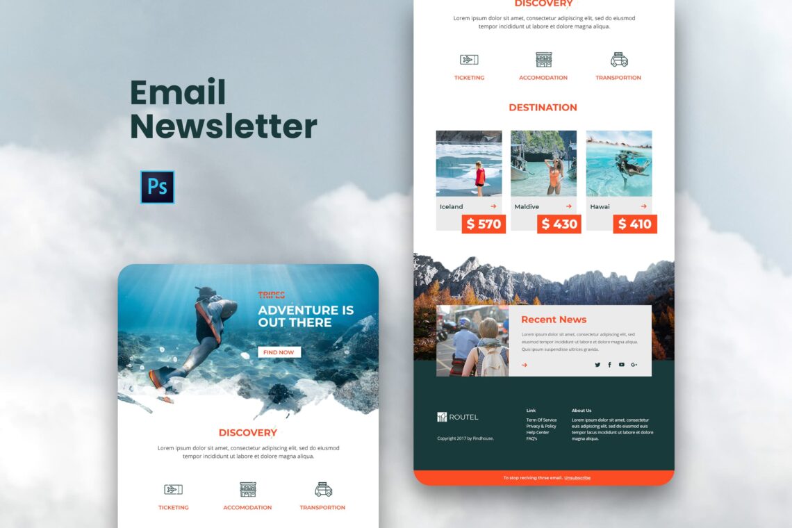 Travel Agency Email Newsletter