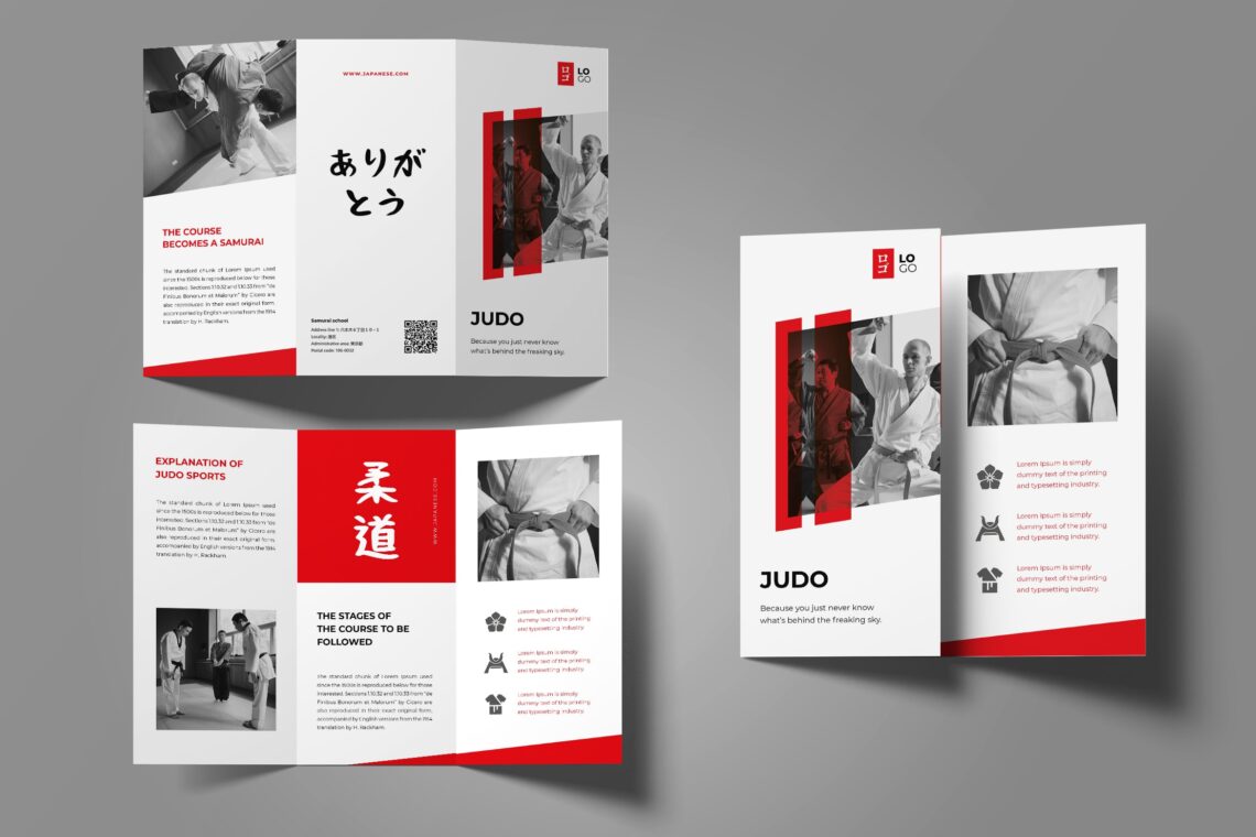 Trifold Brochure Judo Sport Center
