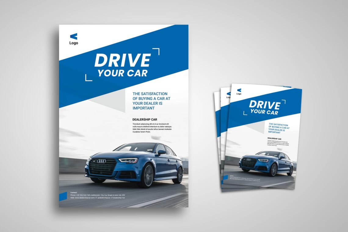 Flyer Template Dealership Car Agency UI Creative