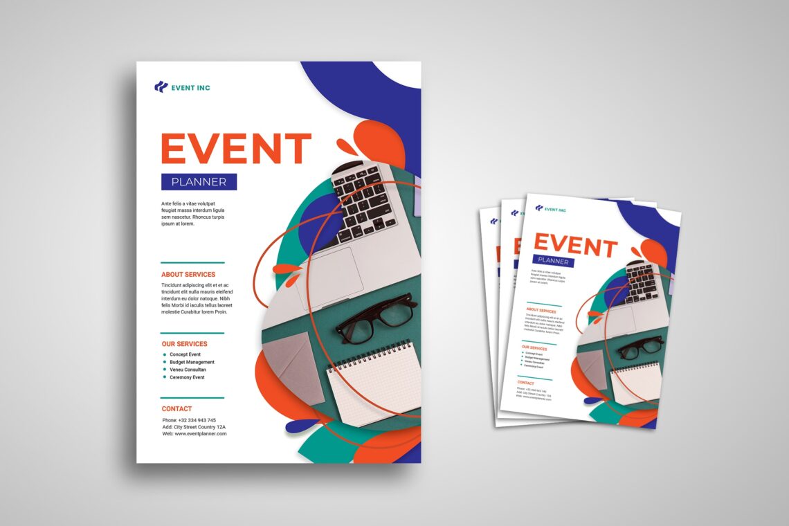 Flyer Template Event Planner Services
