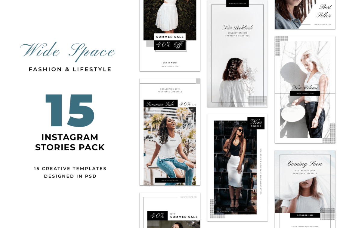 Instagram Stories – White Fashion Theme