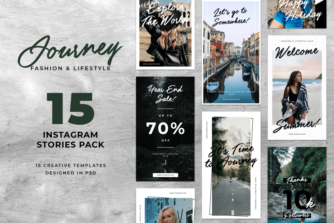 Instagram Stories - Journey Dress Theme