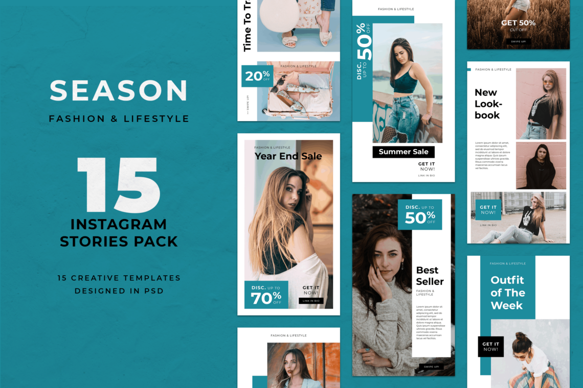 Instagram Stories – Casual Fashion Theme - UI Creative