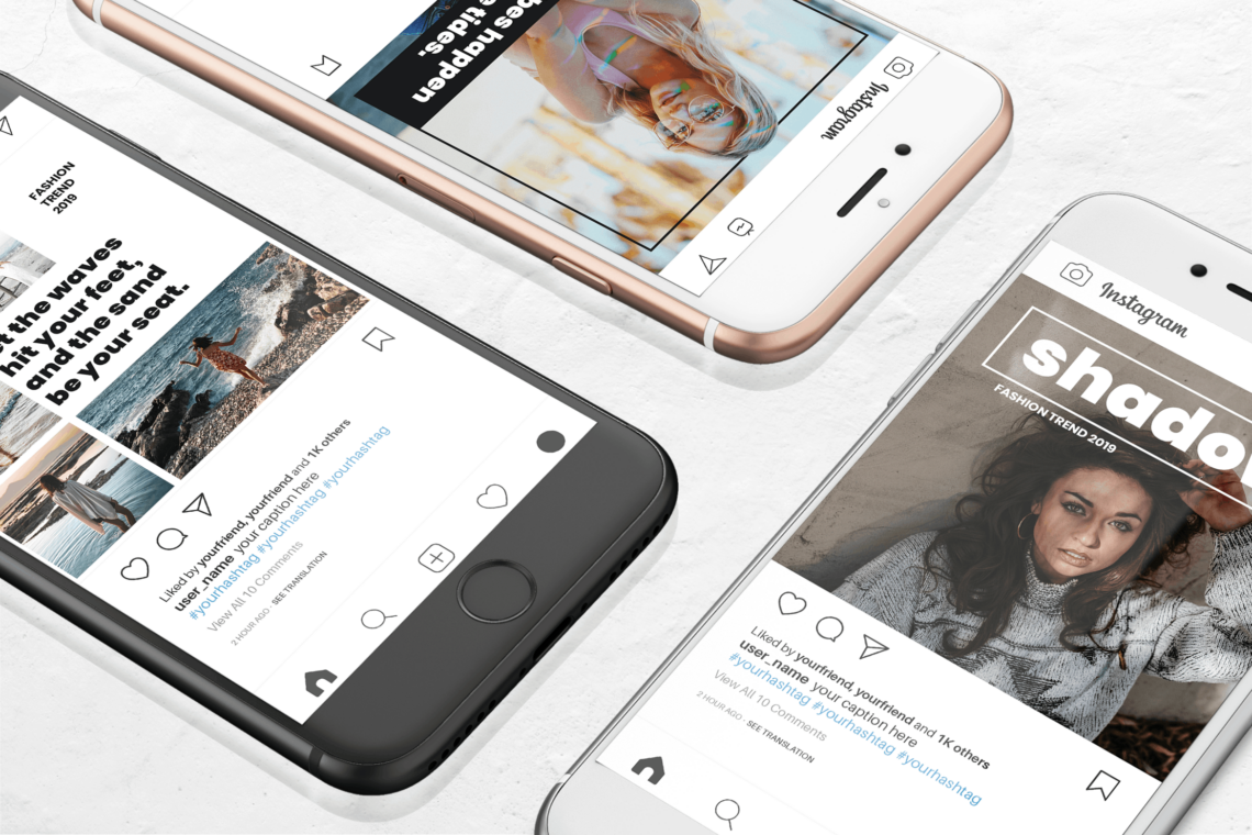 Instagram Template - Beach Fashion Theme