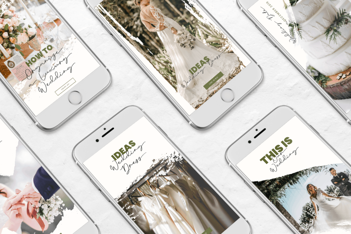 Instagram Stories - Wedding Party Theme