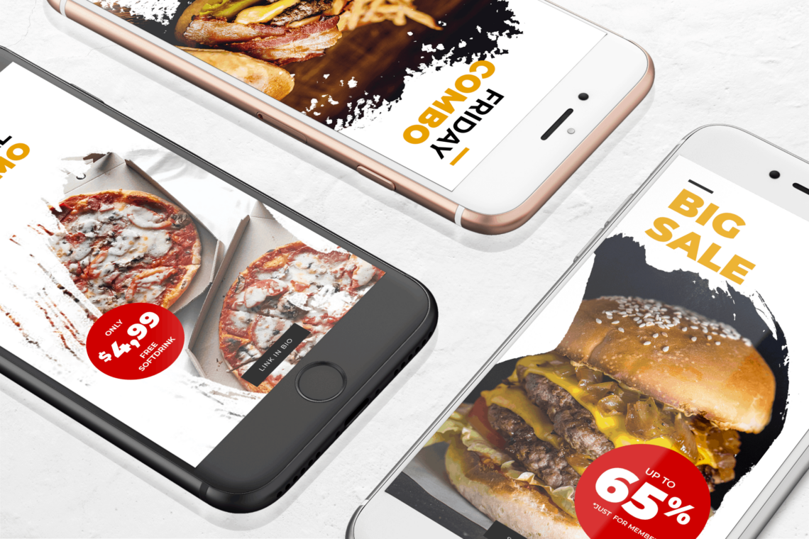 Instagram Stories - Burger Theme
