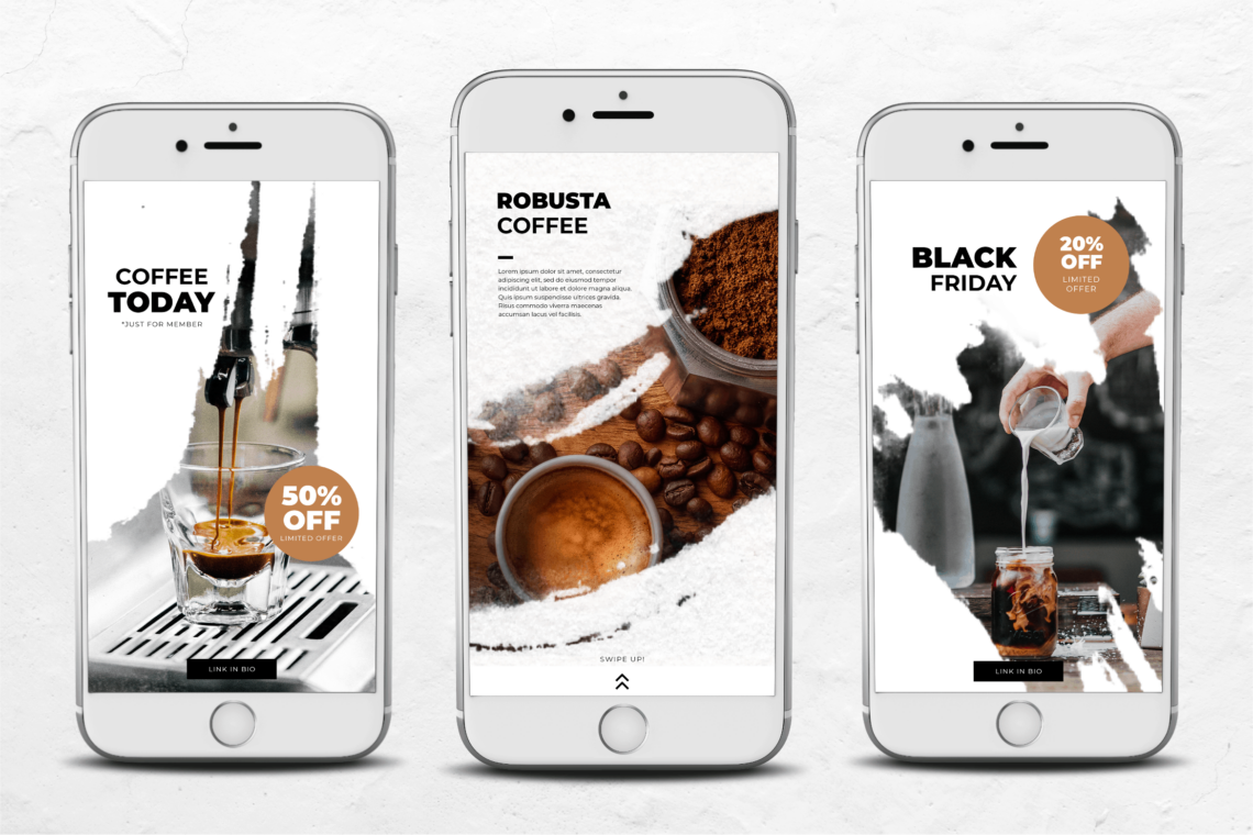 Instagram Stories - Coffee Time Theme