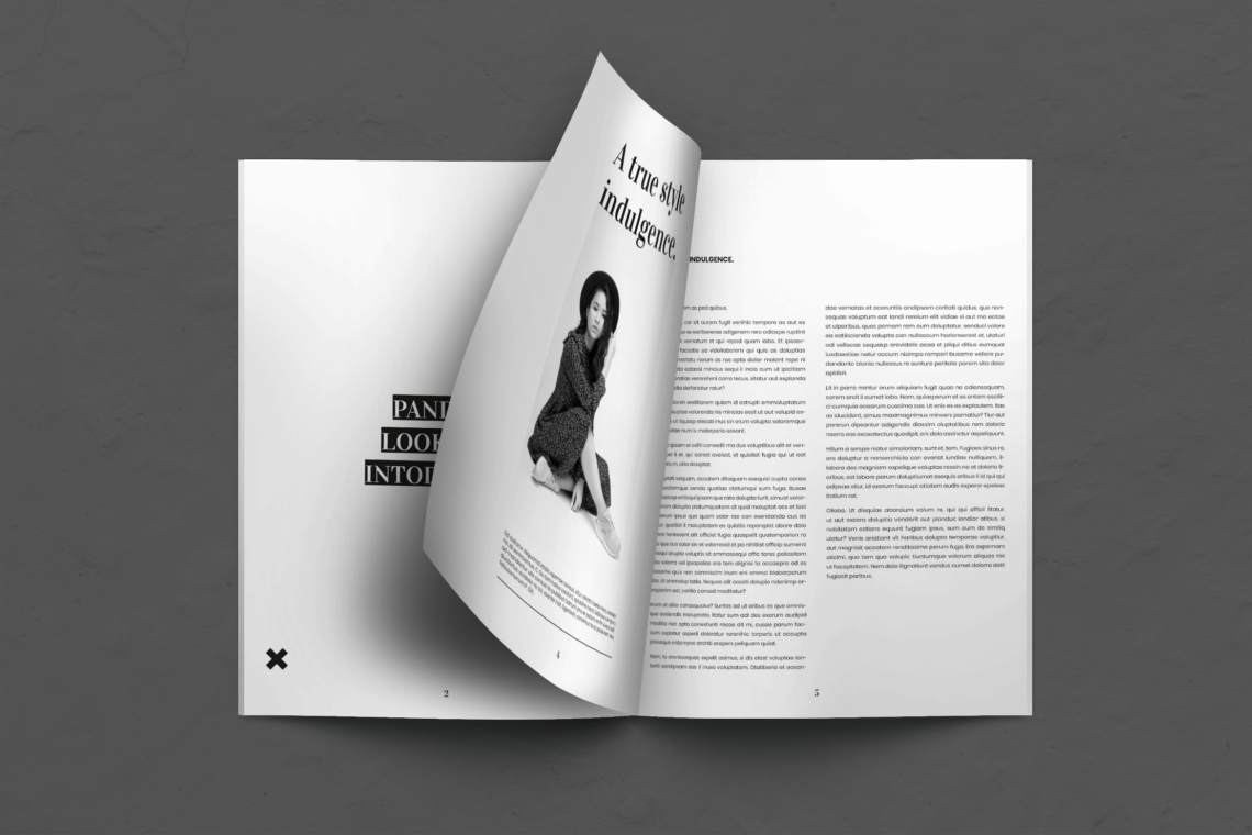 Magazine Template - Pandora Lady