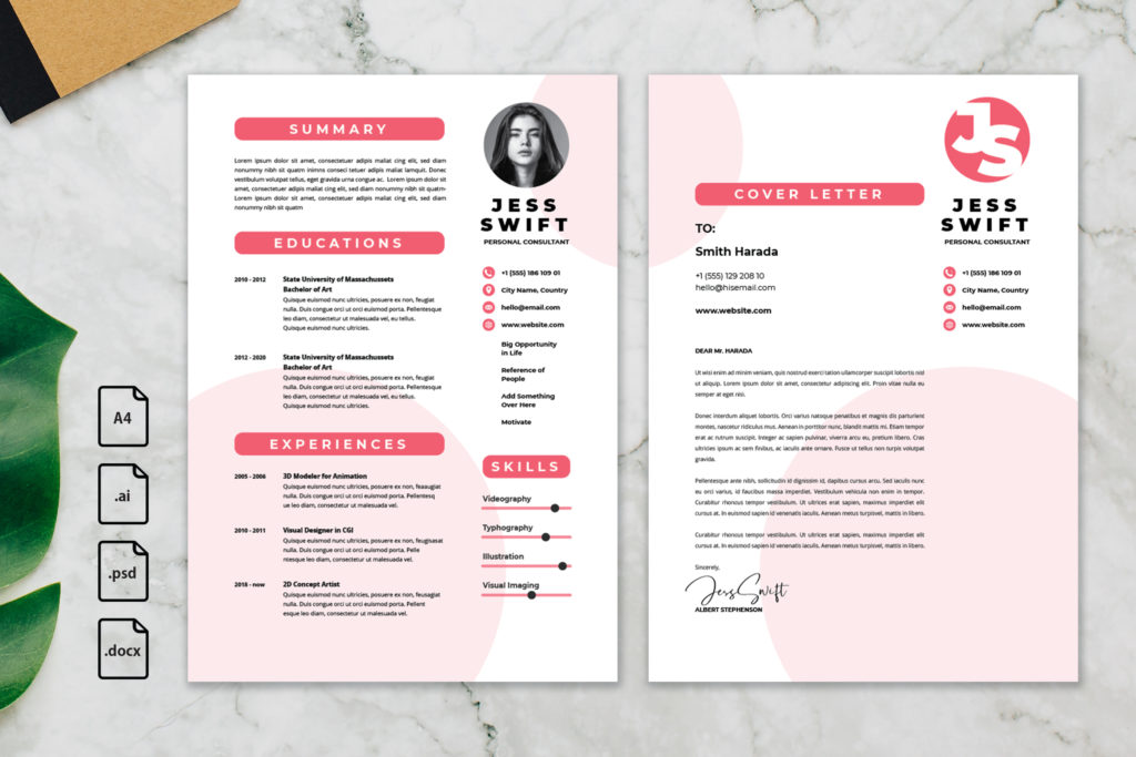 CV Resume – Personal Consultant - UI Creative