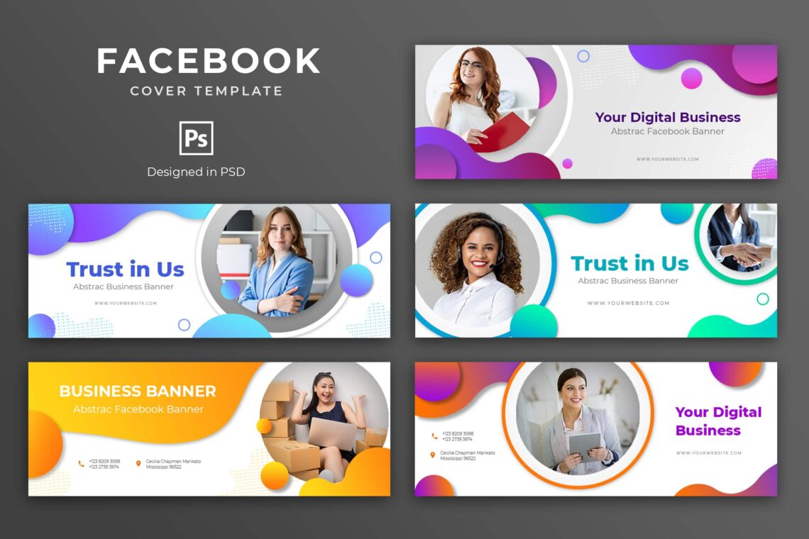 facebook cover digital business