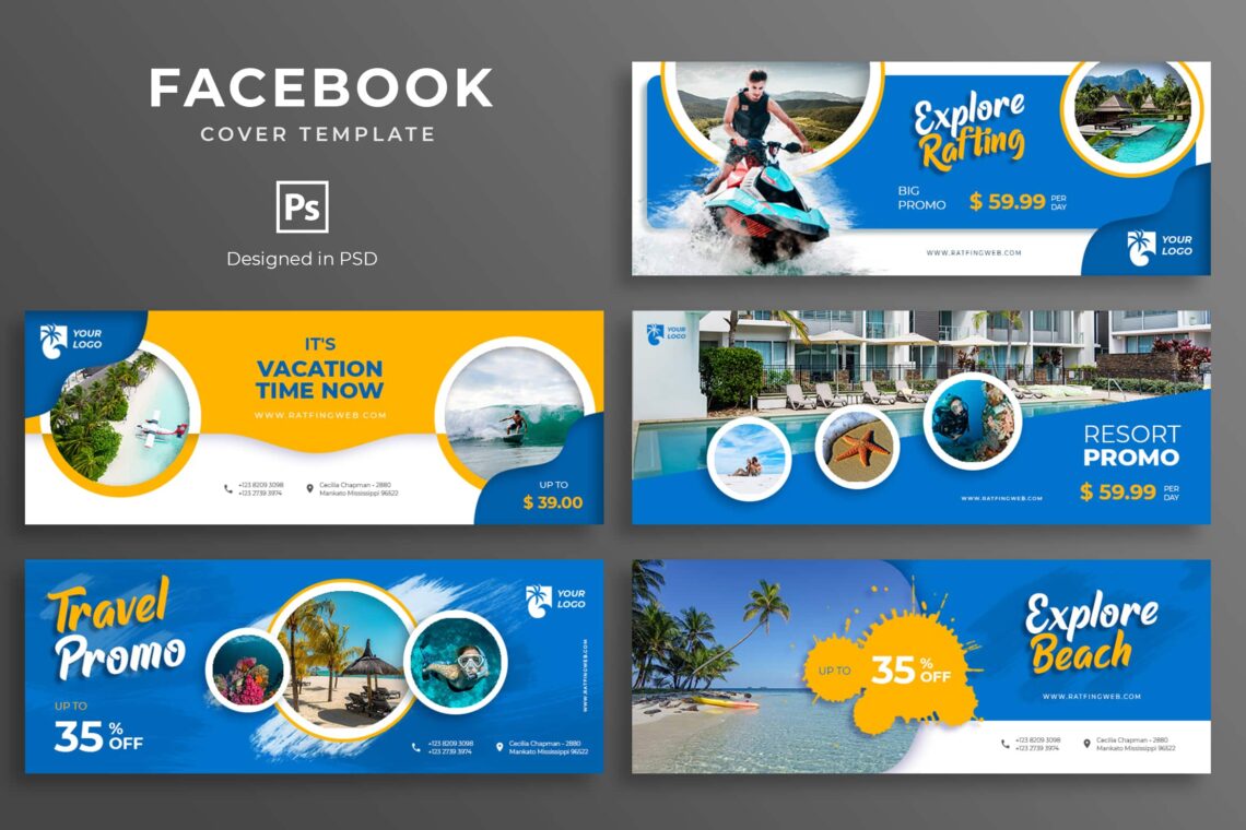 Facebook Cover - Explore Beach