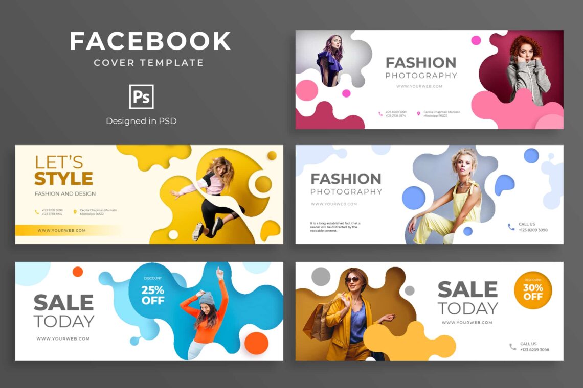 Facebook Cover – Fashion Photography – UI Creative In Facebook Banner Template Psd