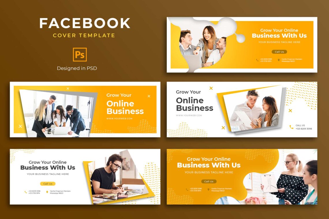 facebook cover online business