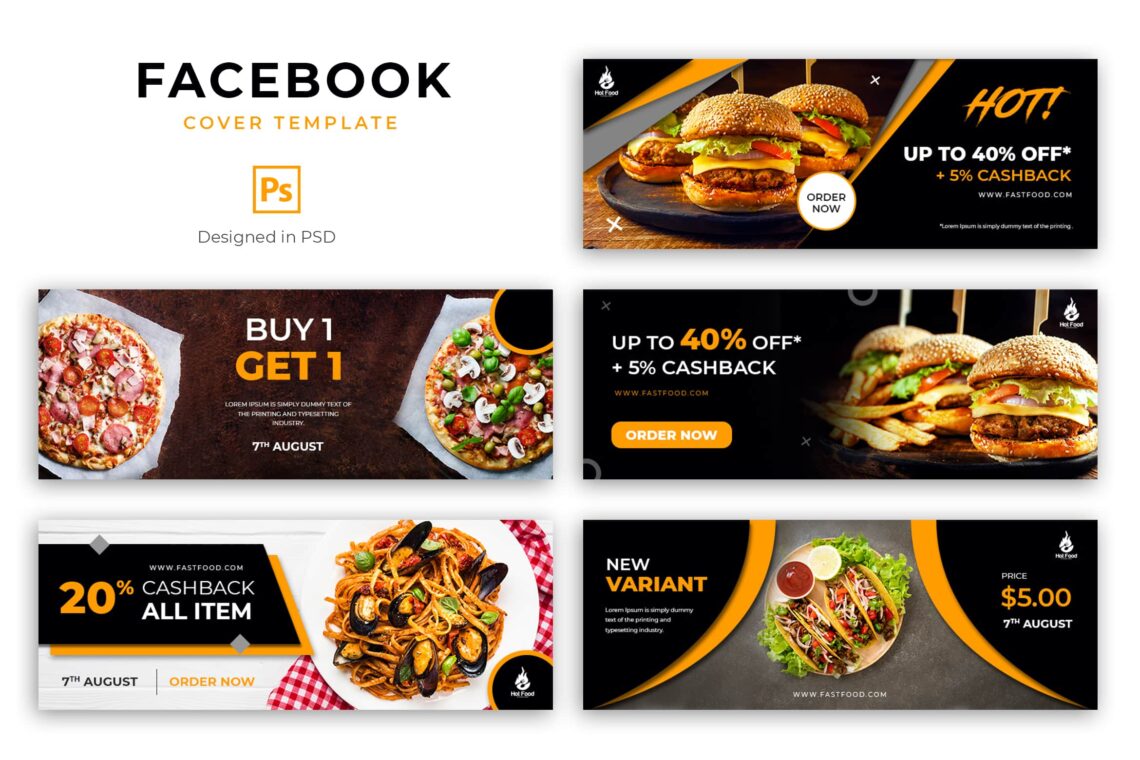 facebook cover western fast food