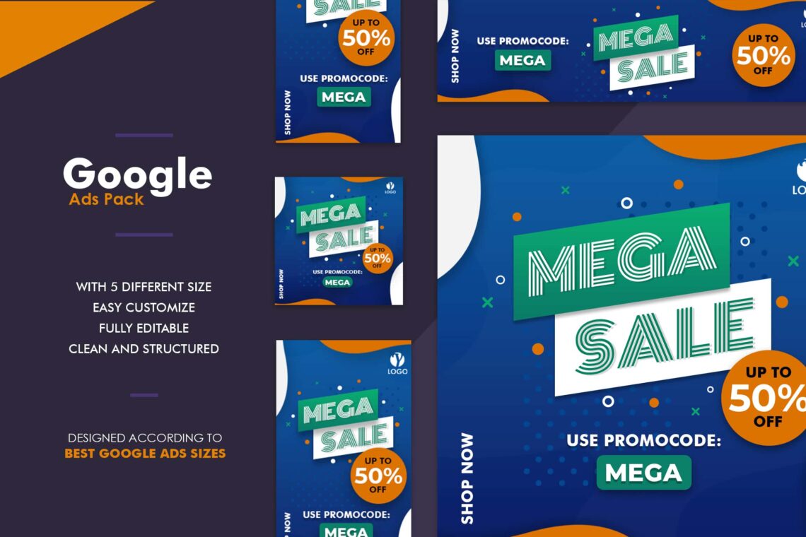 Google Ads Web Banner Mega Sale