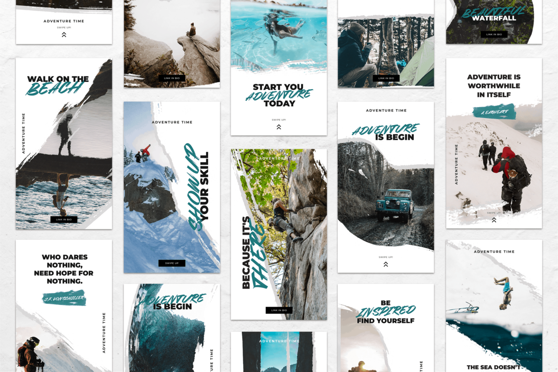 Instagram Stories - Adventures Time Theme