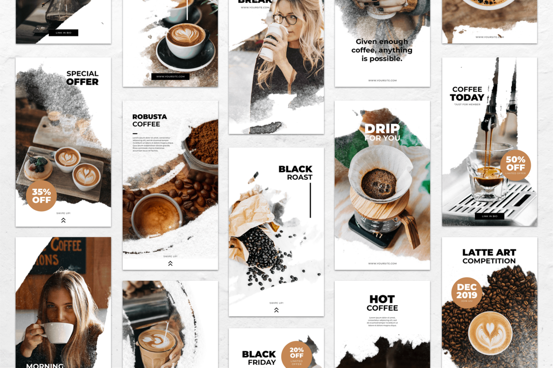 Instagram Stories - Coffee Time Theme