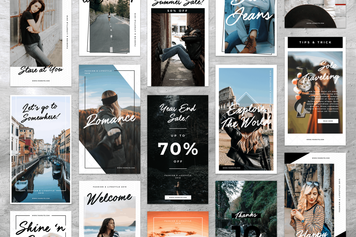 instagram stories journey dress theme