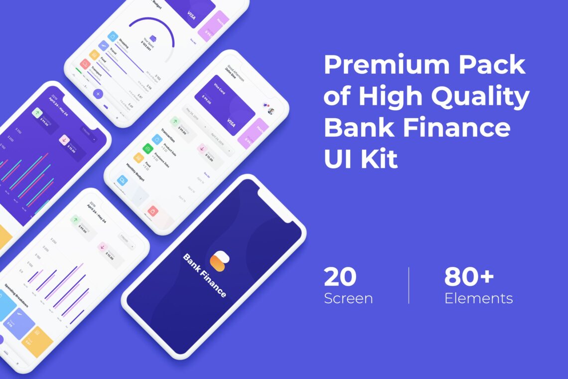 Mobile UI KIT – Bank Finance App