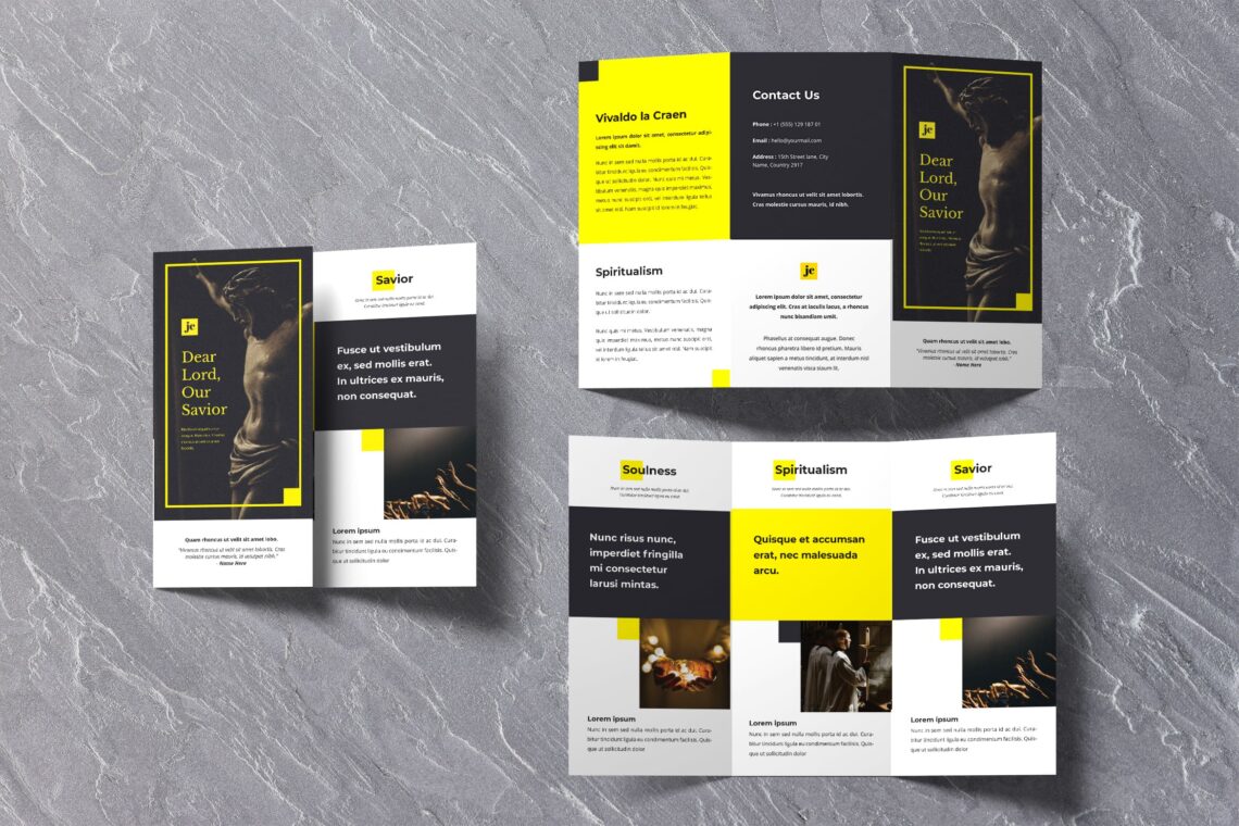 trifold brochure spritualism services
