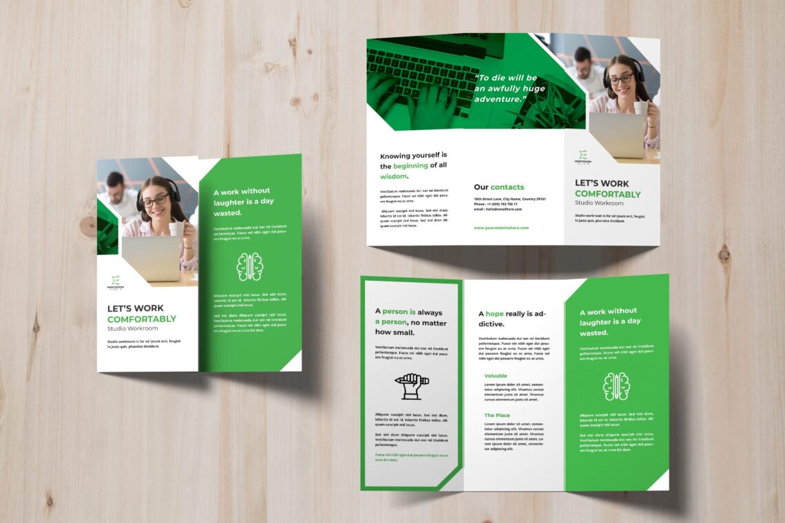 Trifold Brochure – Work Room Space
