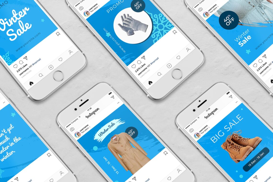 Instagram Puzzle - Winter Sale Fashion