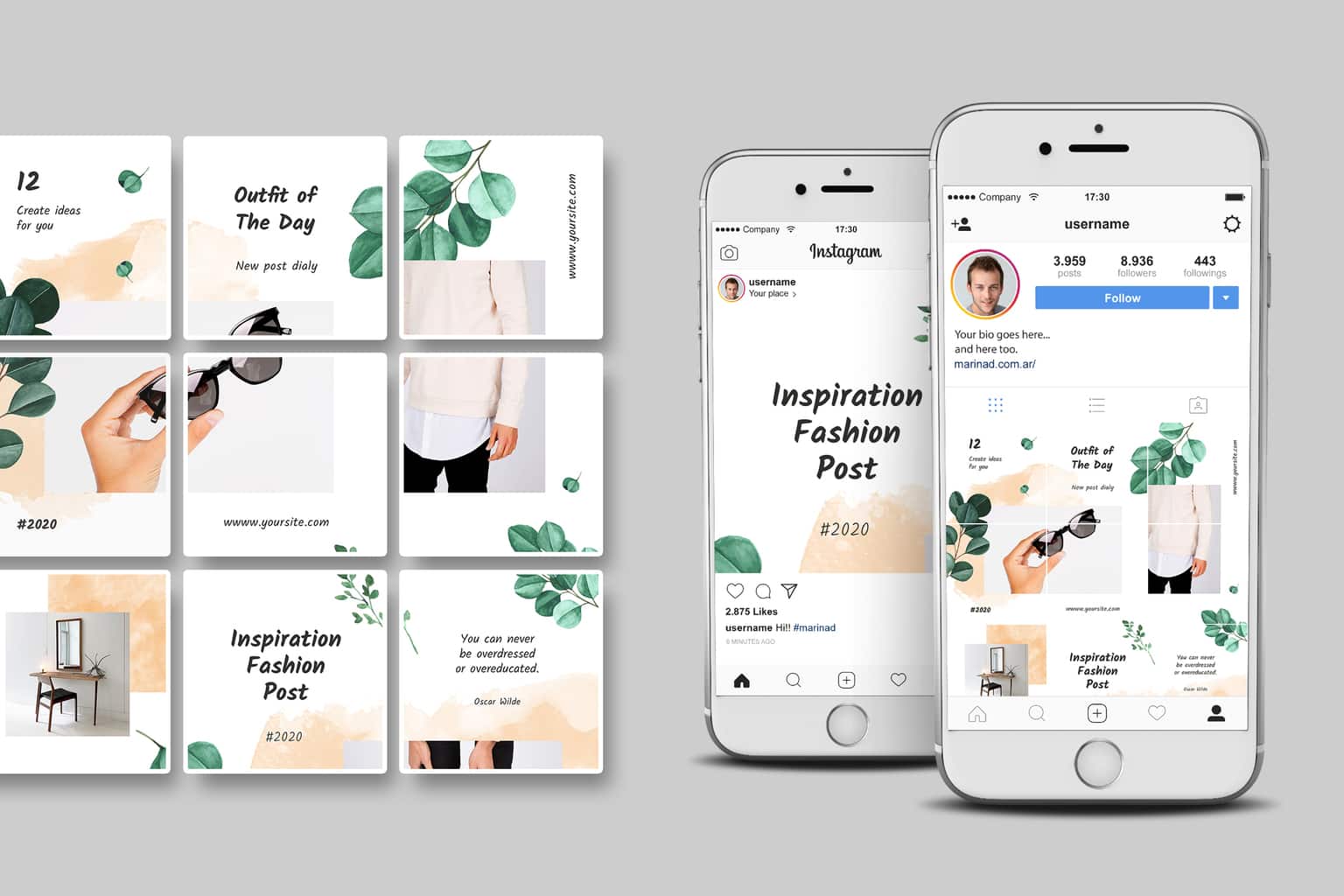 Instagram Puzzle - Inspiration Fashion Post