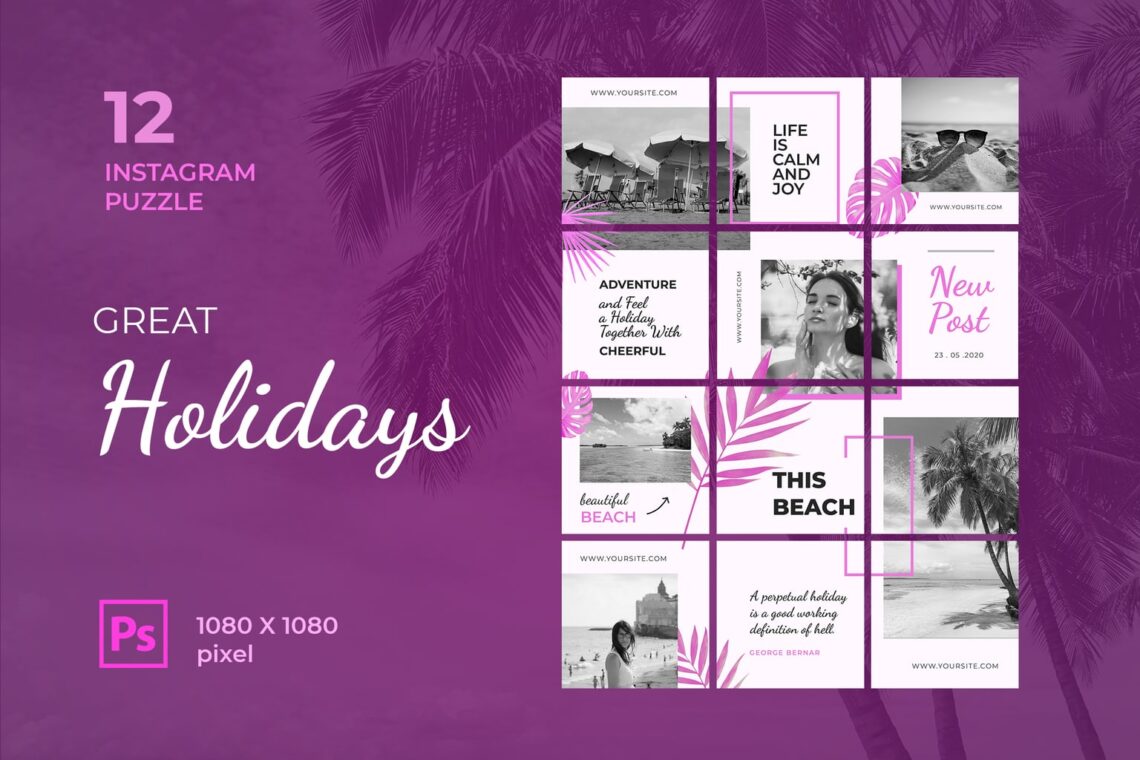 Instagram Puzzle - Great Holidays
