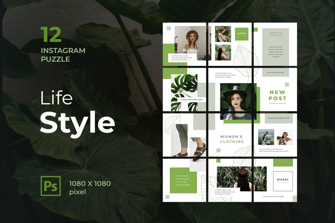 Instagram Puzzle - Women Lifestyle