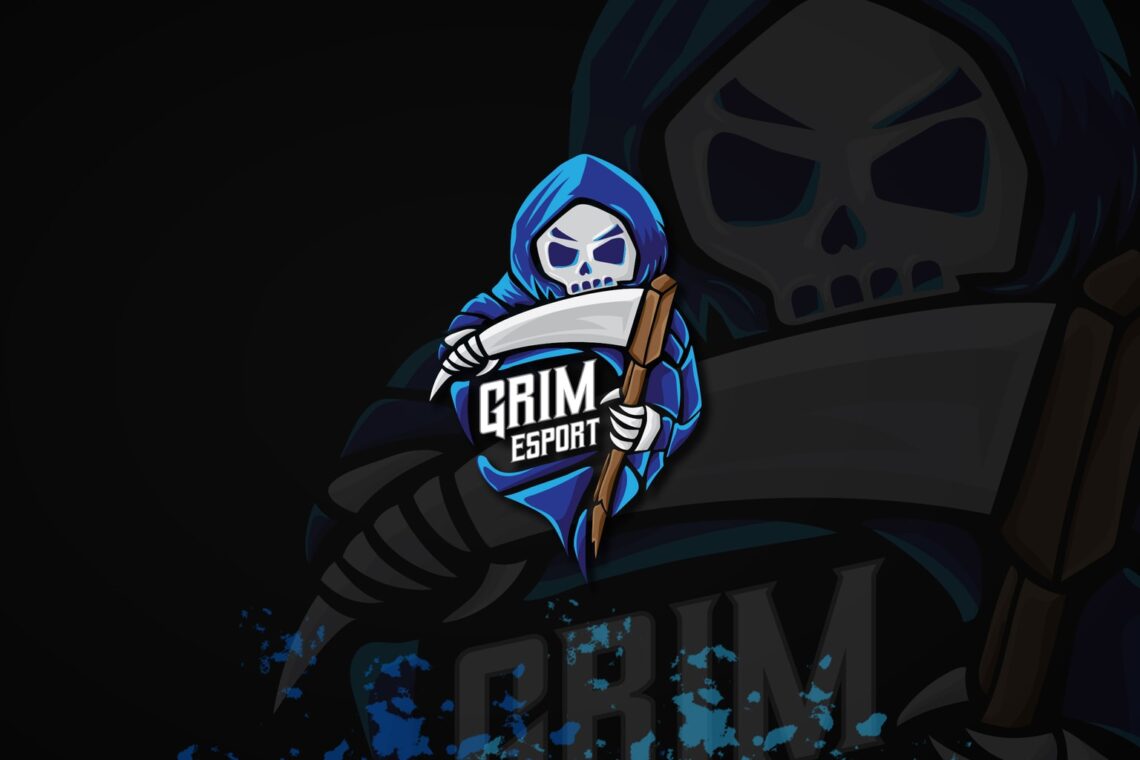 esport logo – grim reaper