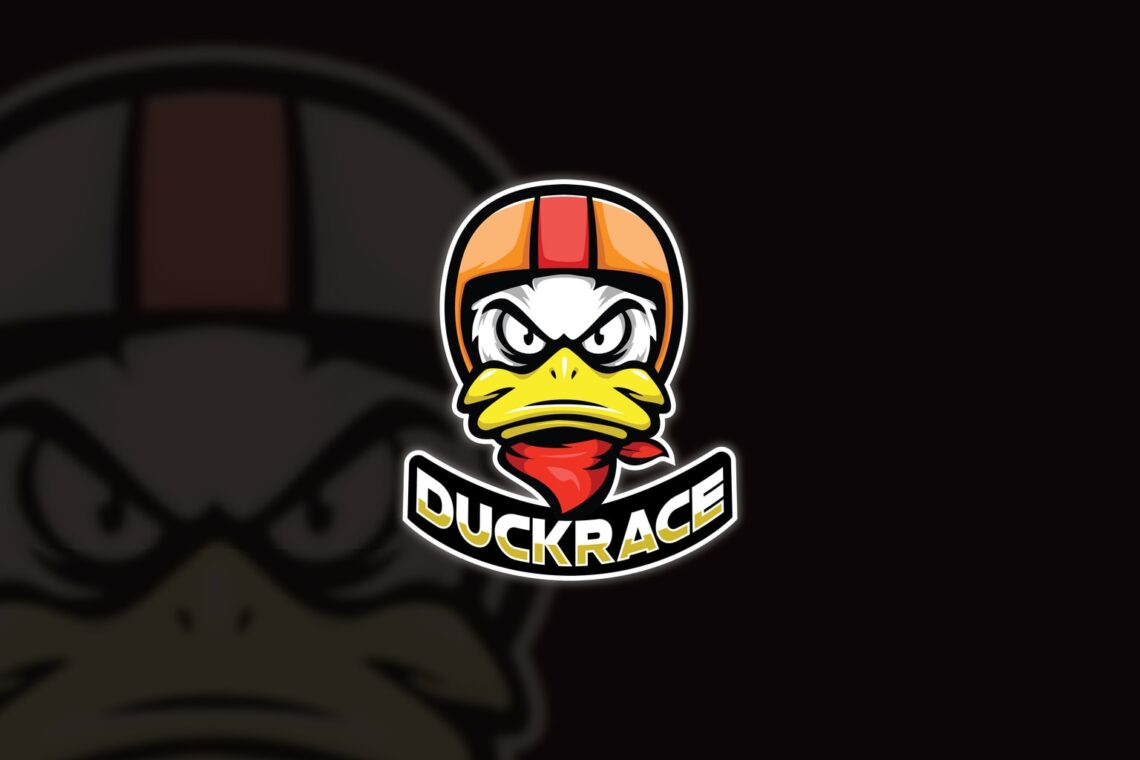esport logo duck race team