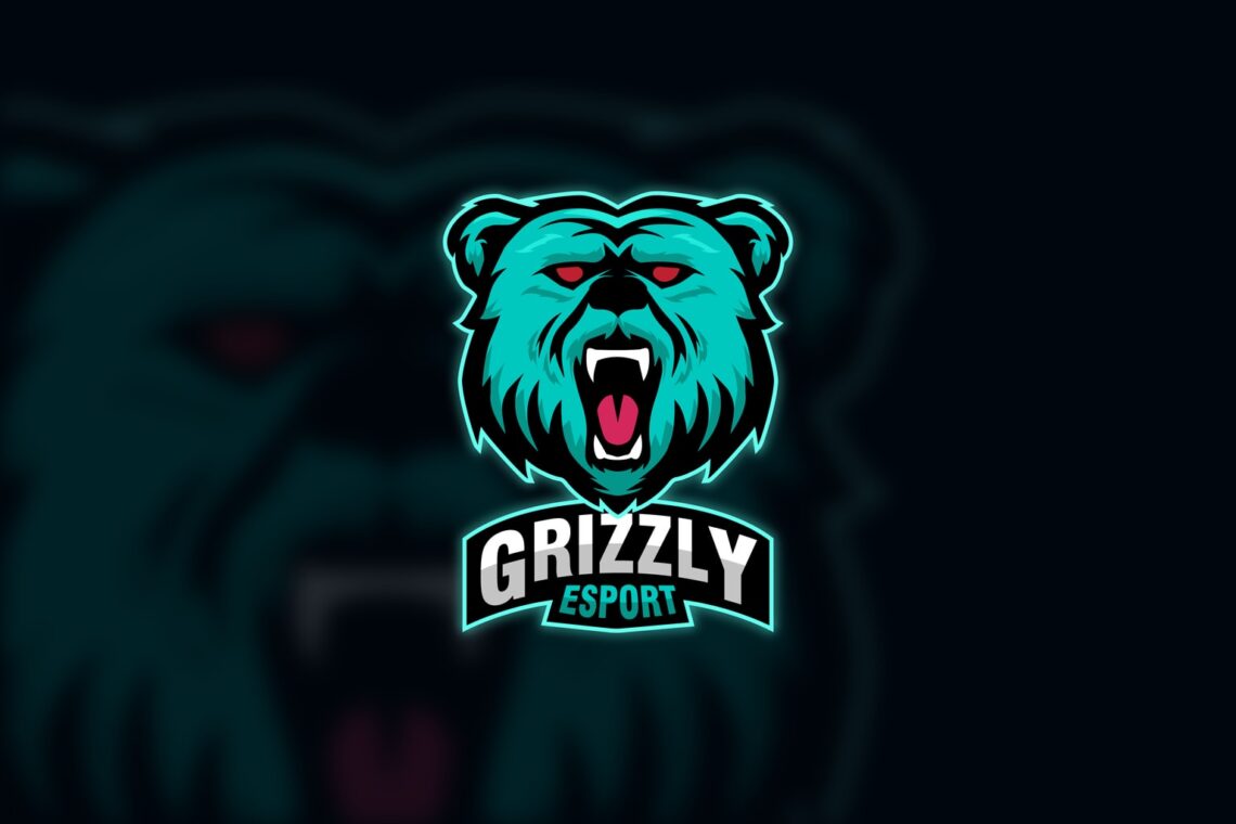esport logo grizzly bear