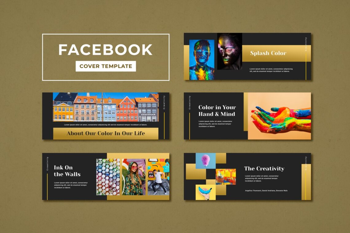 Facebook Cover Creative Wall Art UI Creative