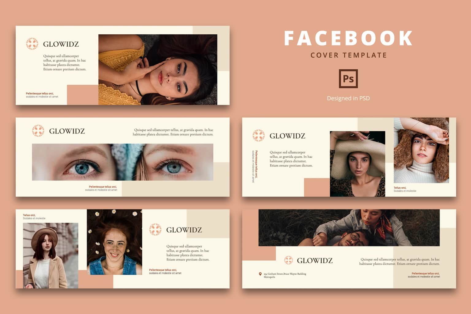 Facebook Cover Minimalist Casual Style Ui Creative