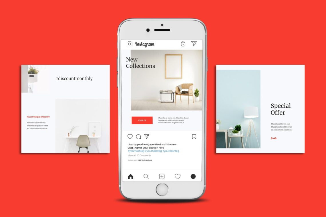 instagram banner clean interior 3